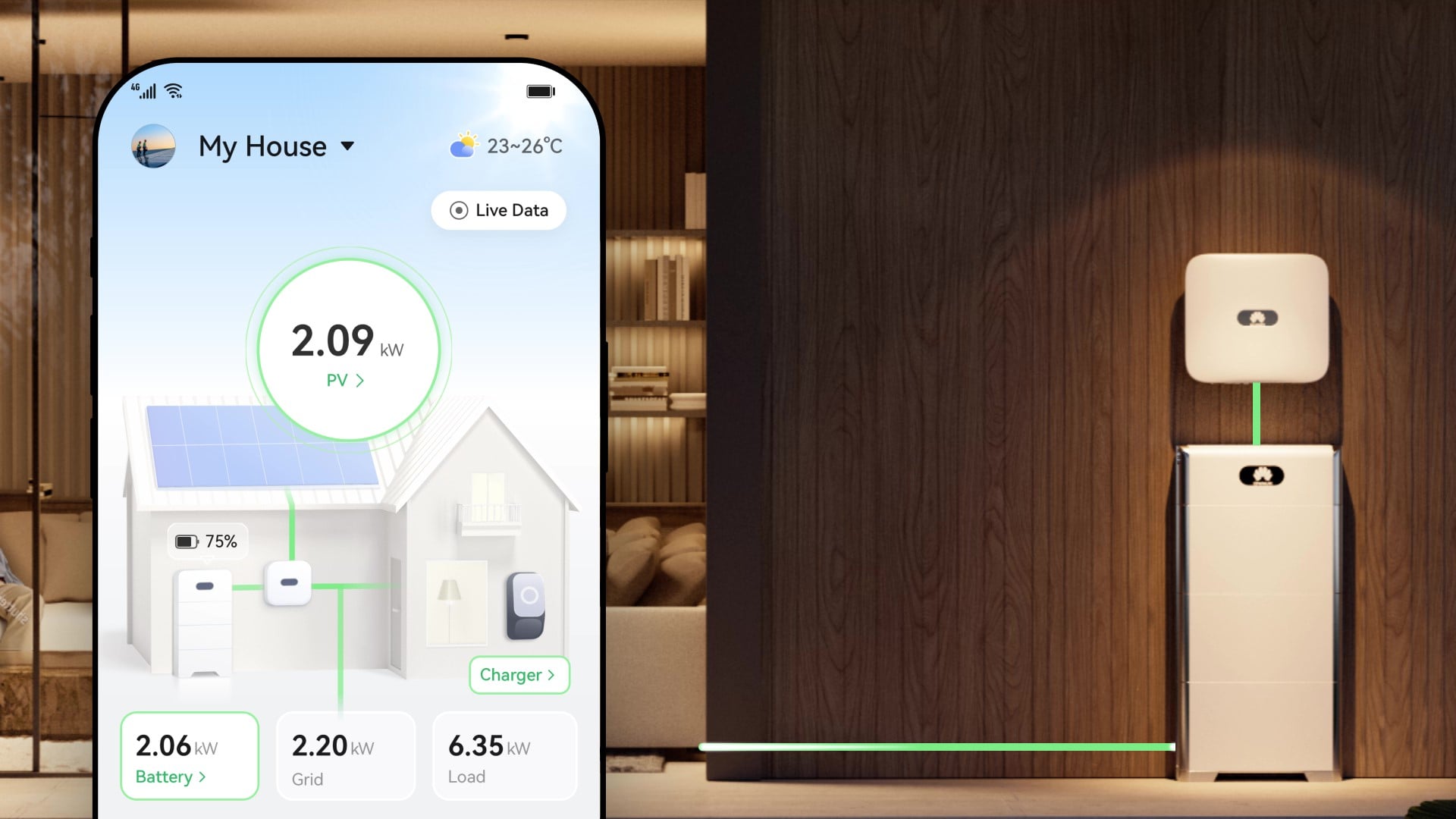 Huawei PV-Thuisbatterij met Eniris EMS